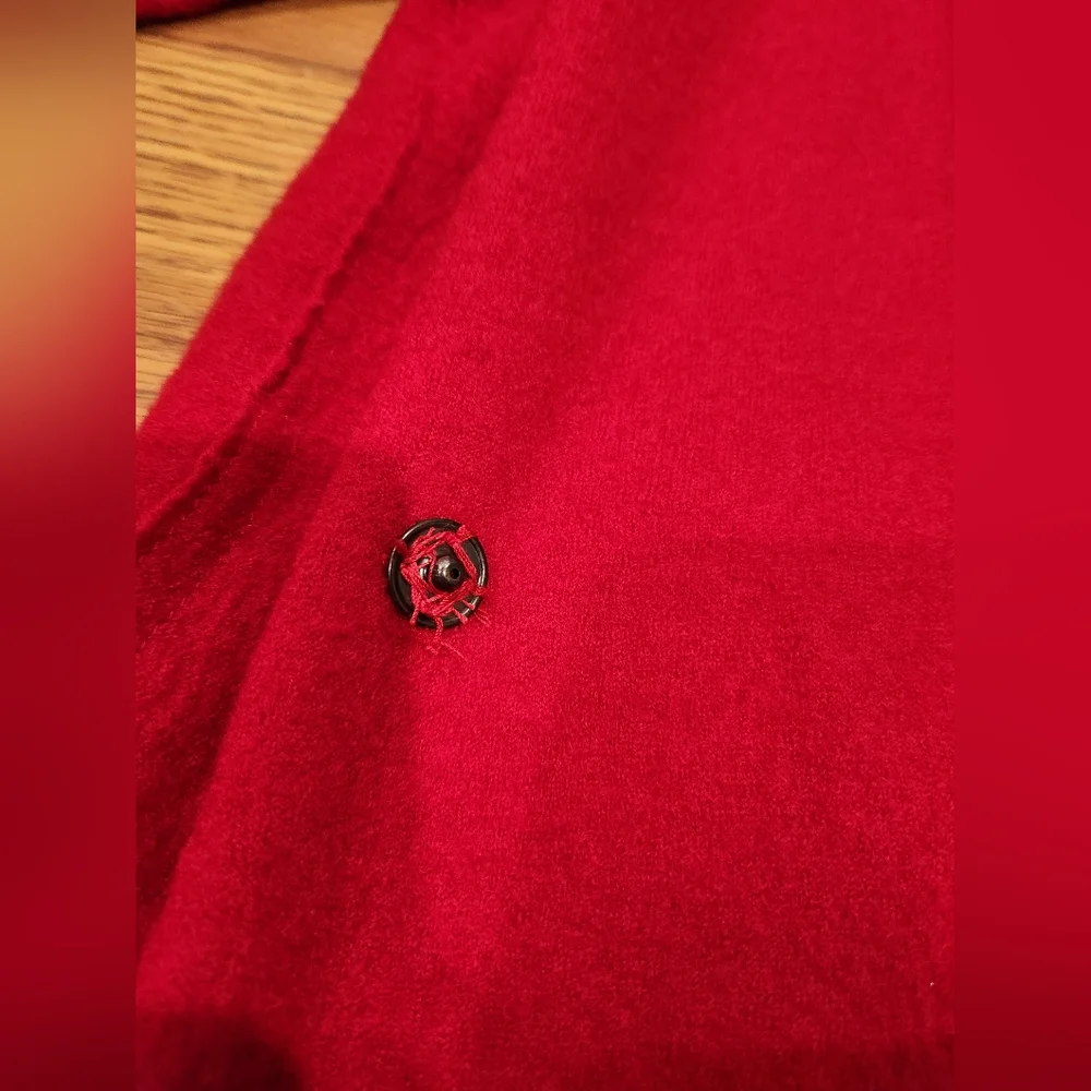 Eileen Fisher Women's Red Cardigan Size XS - Picture 6 of 7